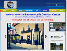 Tablet Screenshot of leavenworthoutdoorcenter.com